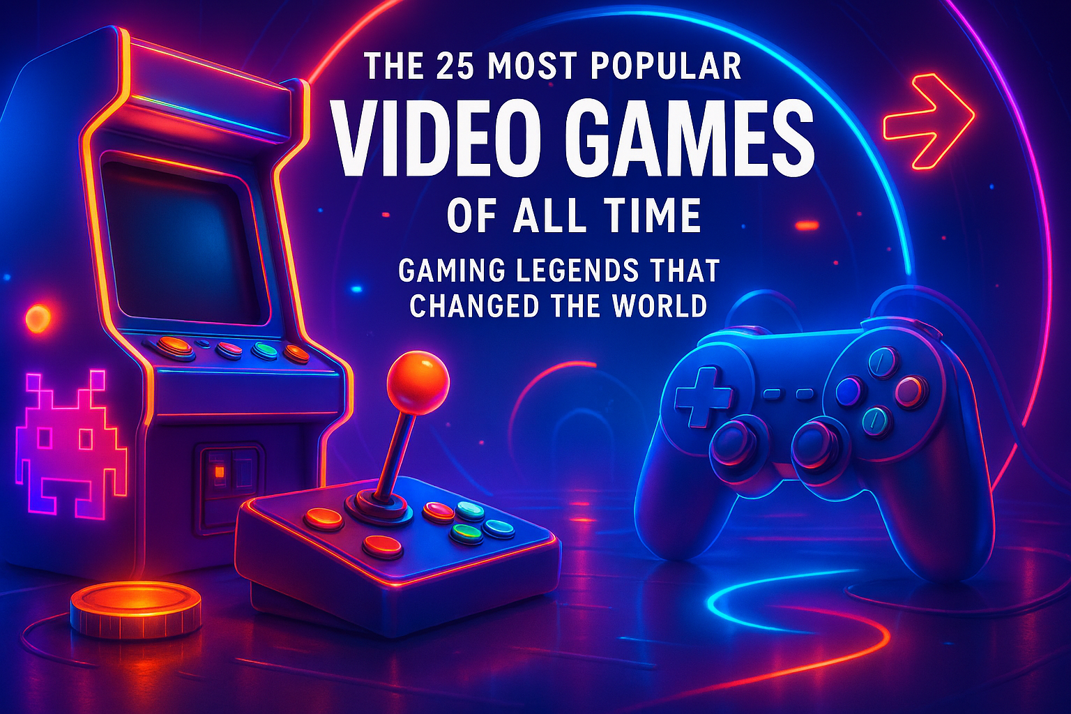 The 25 Most Popular Video Games of All Time: Gaming Legends That Changed the World